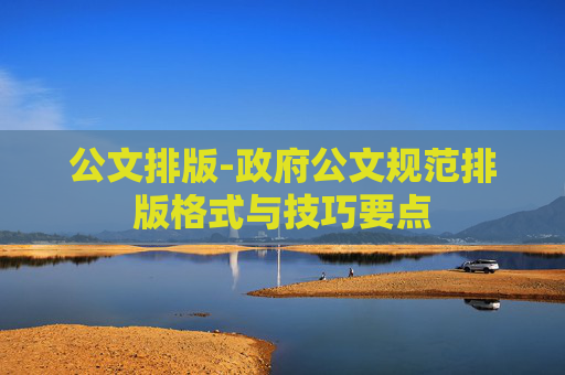 公文排版-政府公文规范排版格式与技巧要点
