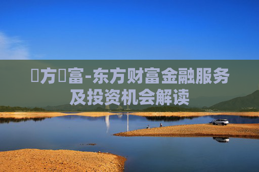 東方財富-东方财富金融服务及投资机会解读